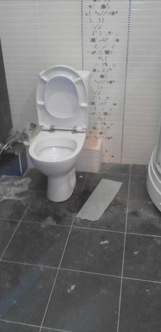 WC takarítás előtt